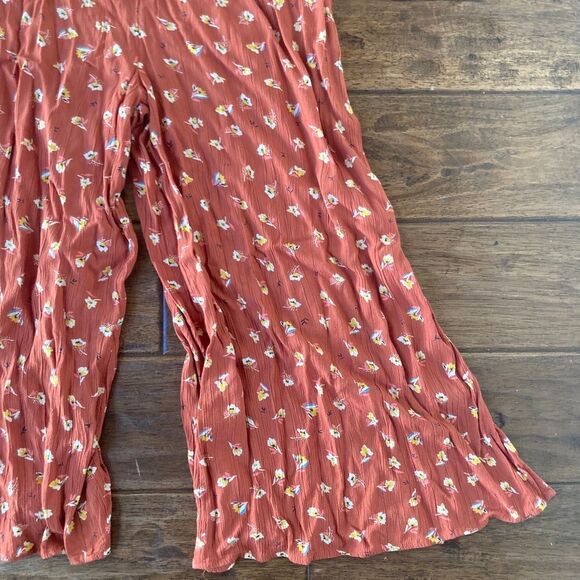 Billabong Earthy Shake It Again Wide Leg Jumpsuit Small Boho Summer Beach - Picture 5 of 11